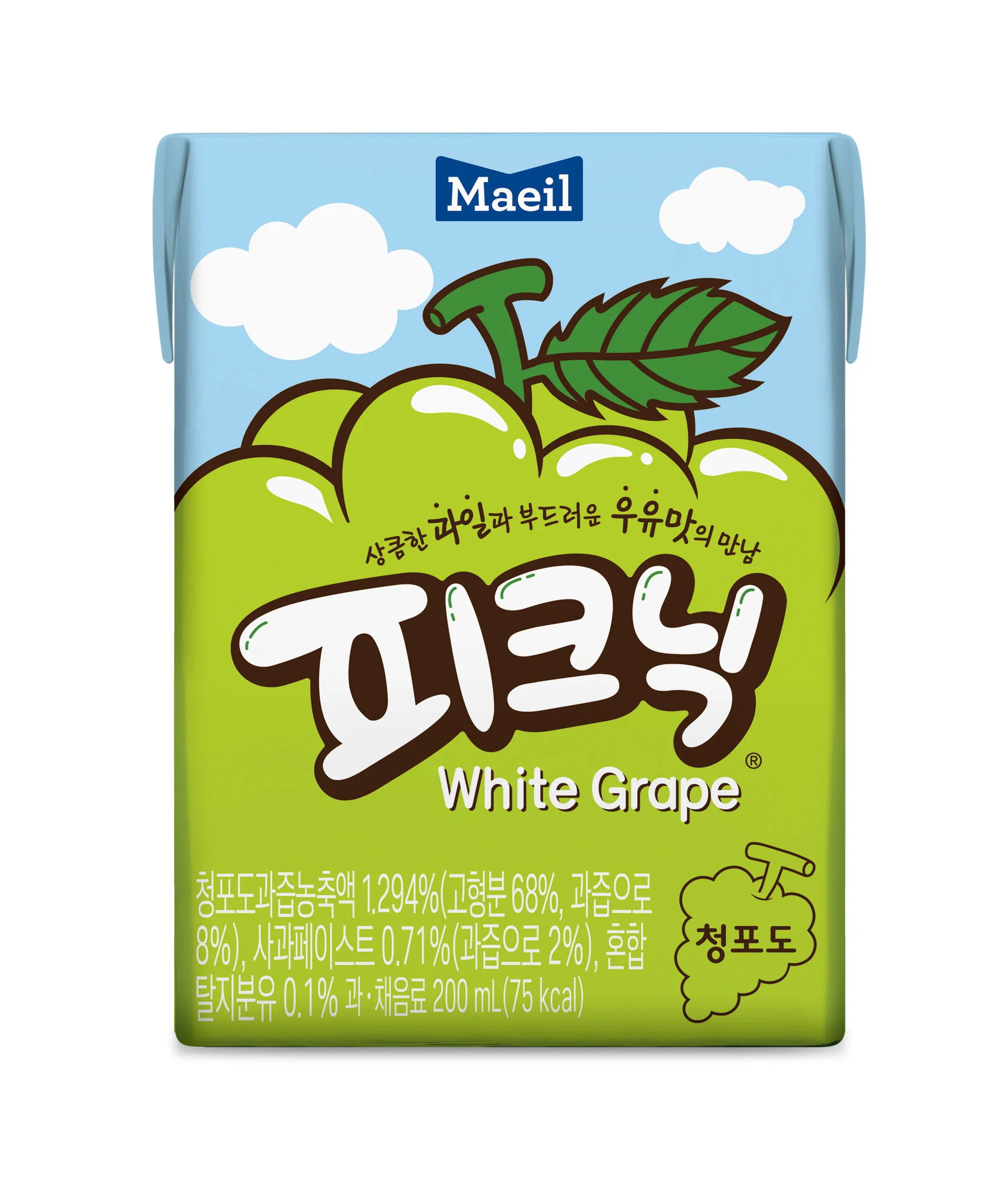 Maeil Picnic Juice Green grape 200ml*24 Manufacturing Companies Korea Natural Green Grape Juice Suppliers