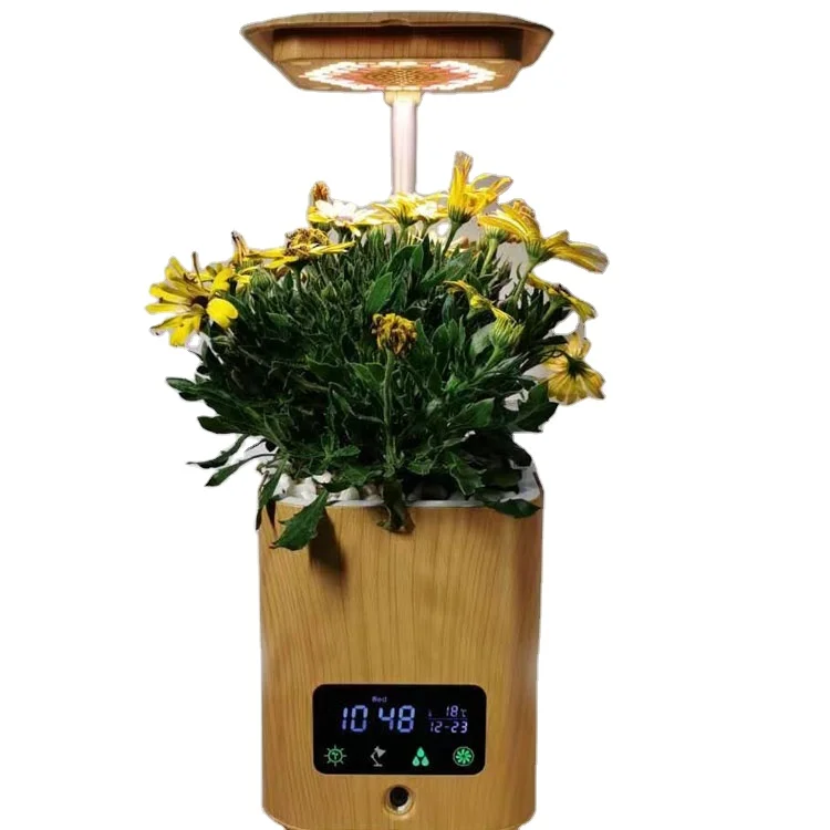 Home Decorative LED Light Garden Supplies Flower Pot Planter