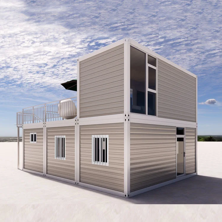 iso 20 40 container/french granny tube/sandwich panel house prefab flat pack home for business luxury shanghai