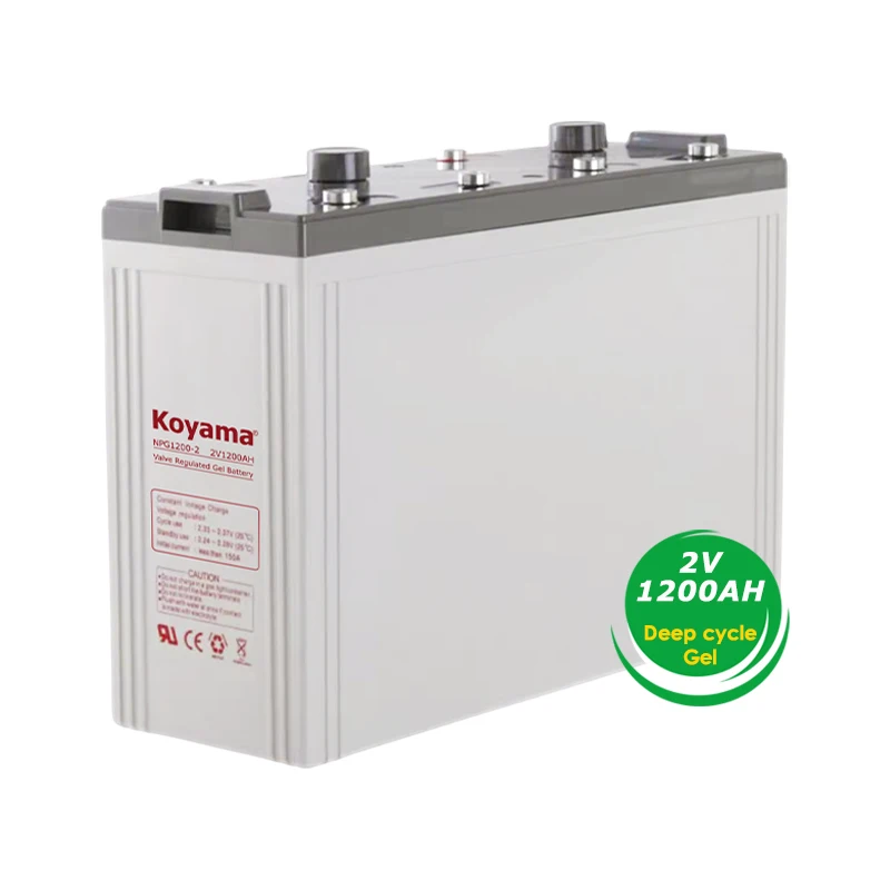 Гелевый стационарный аккумулятор KOYAMA с глубоким циклом 2 В 1200 А/х солнечные батареи для NPG1200-2 солнечной системы