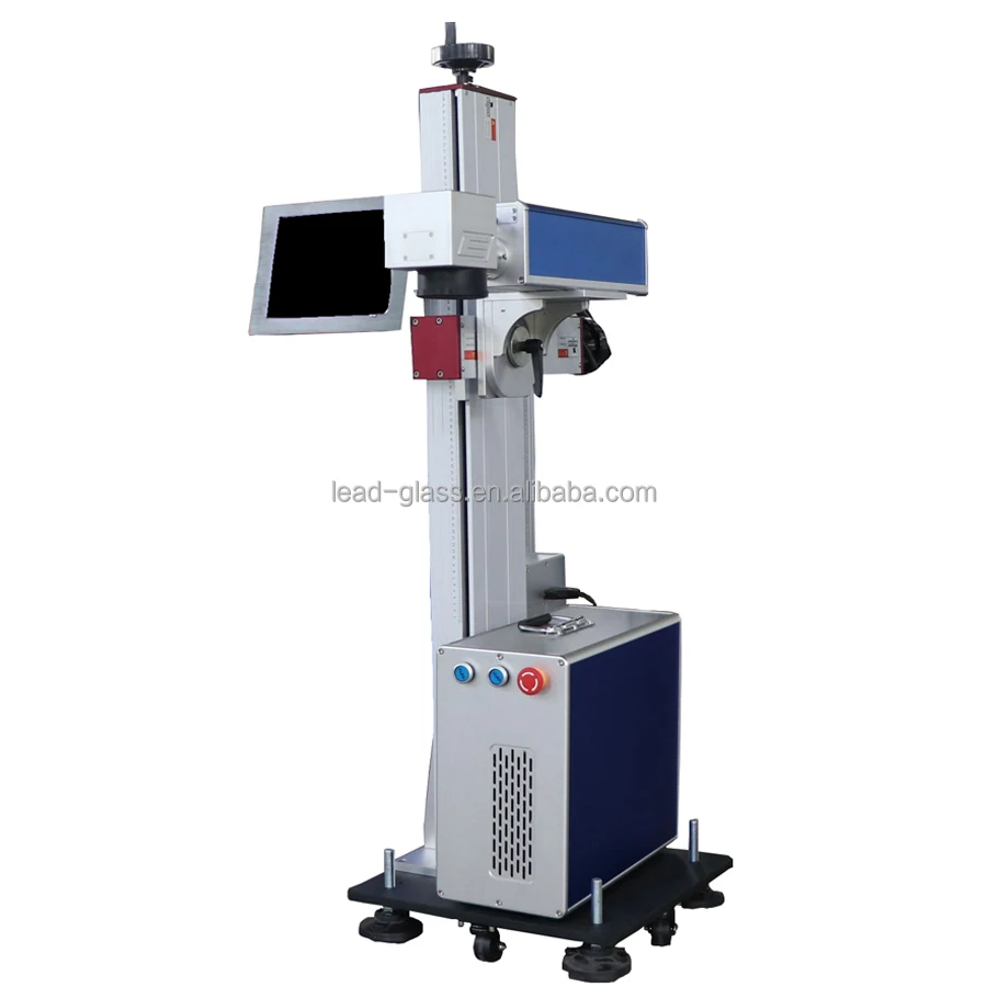 Max 30w fiber laser printer, laser marking machine, metal and plastic carving water laser printer