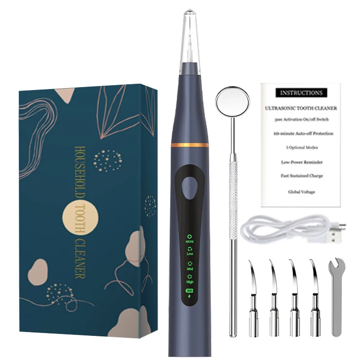 Dental Calculus Remover Ultrasonic Tooth Cleaner Tartar Eliminator Dental Ultrasound Plaque Stains Removal Teeth Whitening Tools