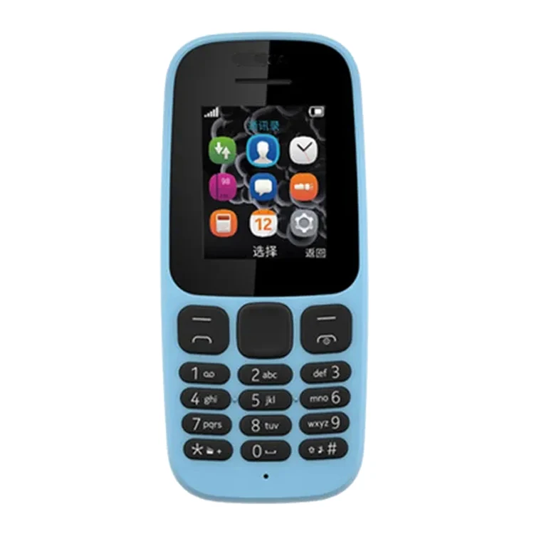 2G Feature phone second hand  used phone button keyboard mobile phone 105