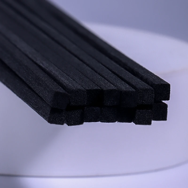 New product Square fiber sticks diffuser Fire free aromatherapy fiber sticks essential oil Rattan core sticks