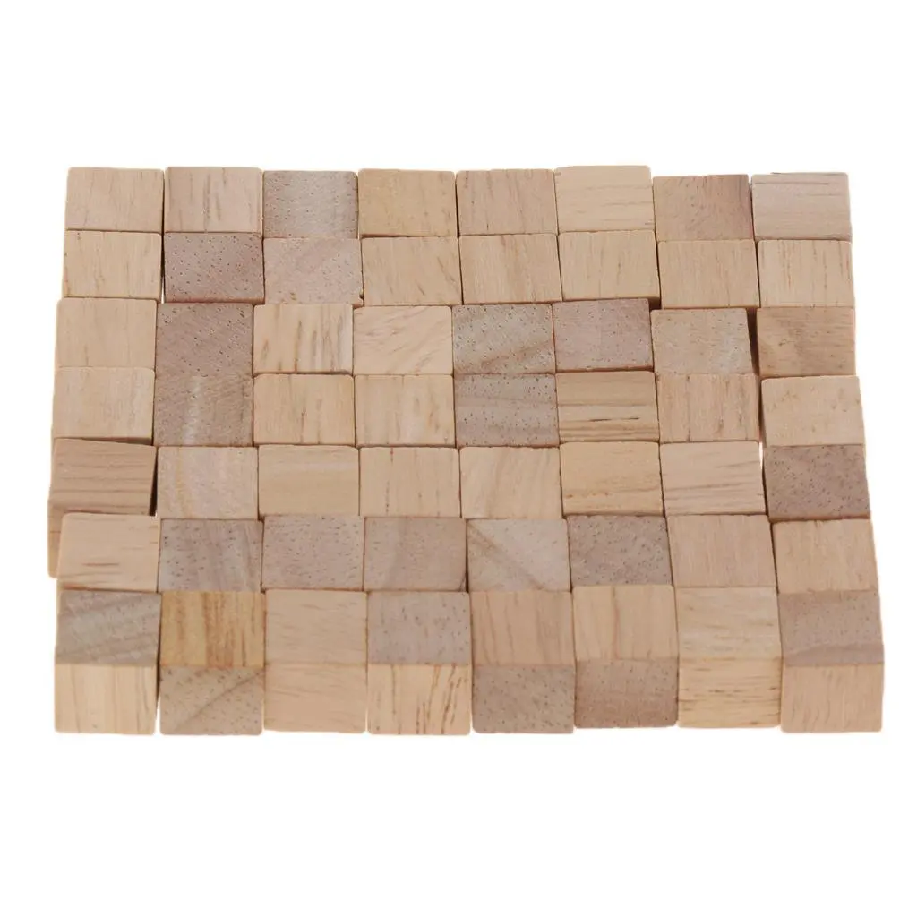 Natural Wooden Building Blocks Toy Cubes Educational Toy Projects