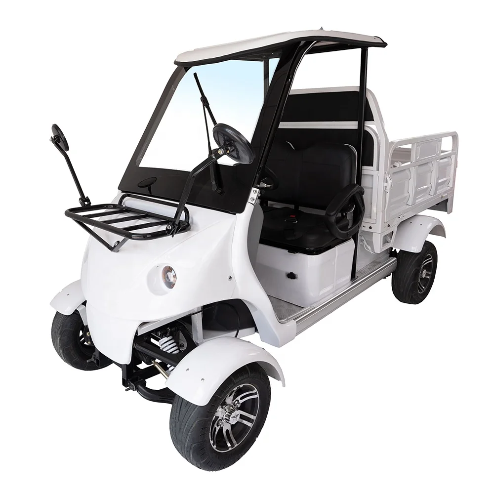Street Legal off Road Hunting Golf Car 4 Seat Lithium Battery Club Golf Carts Electric Lifted Golf Cart with Rear Cargo Box