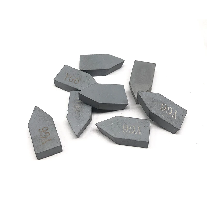 YG6 C125 цементированный карбид вольфрама Паяные наконечники в наличии