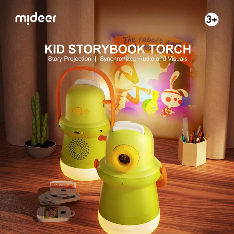 mideer CT6272 children multifunction projector learning toys for kids early educational  story projector toy