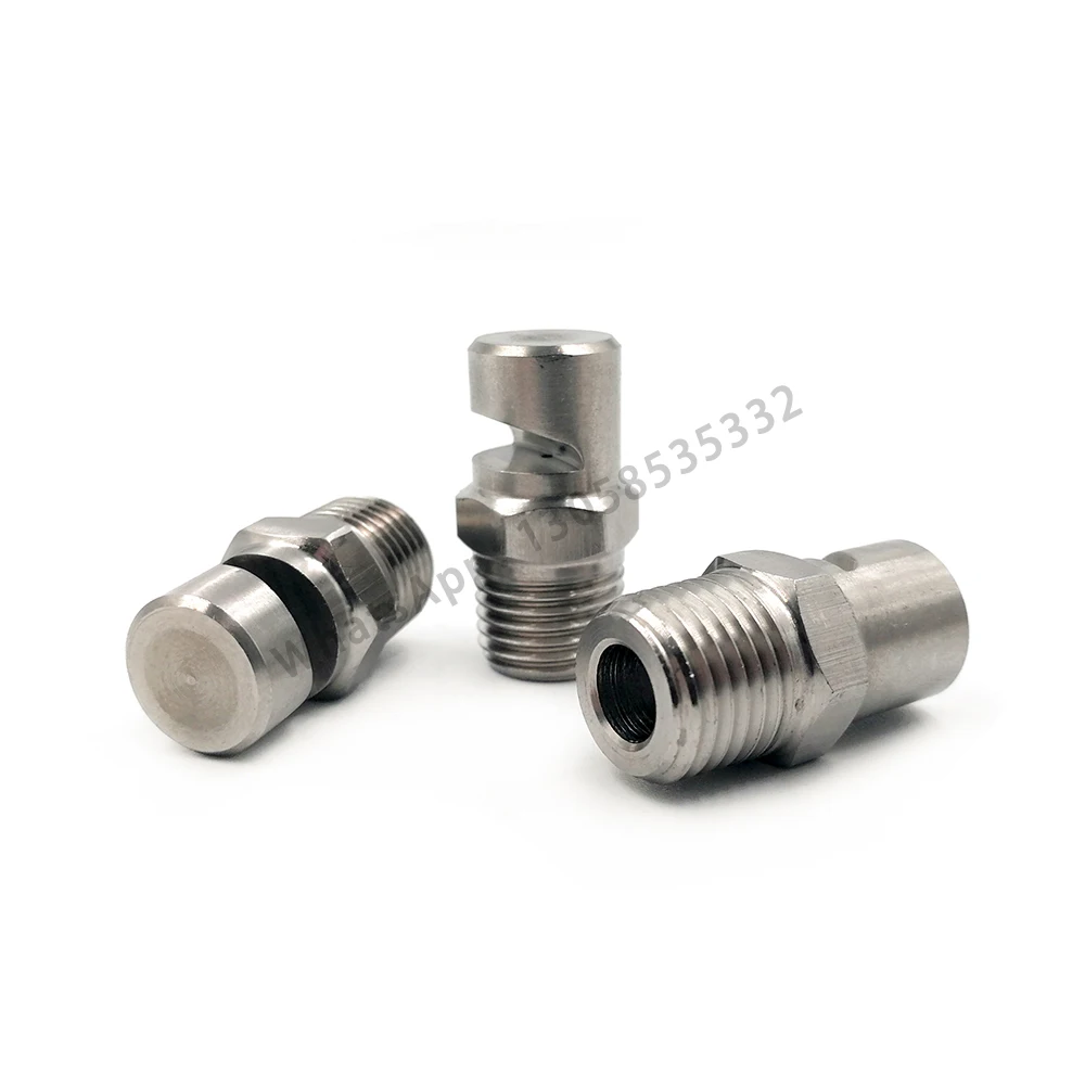 304ss Wide Angle Flat Spray Washing And Cleaning Nozzle, Deflected Type Wide Angle Flat Fan Spray Nozzle