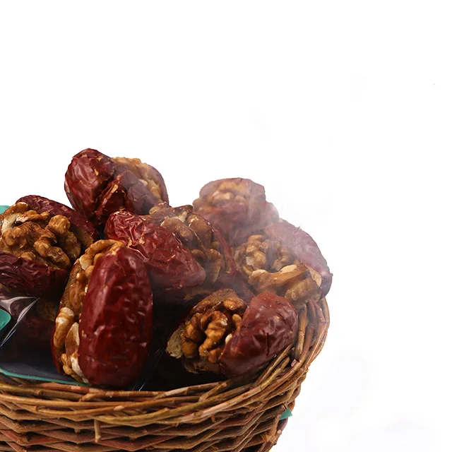 High Vitamin Content Dried Fruit Sweet Red Dates Jujube Sweet Dried Dates Red Jujube with Walnuts