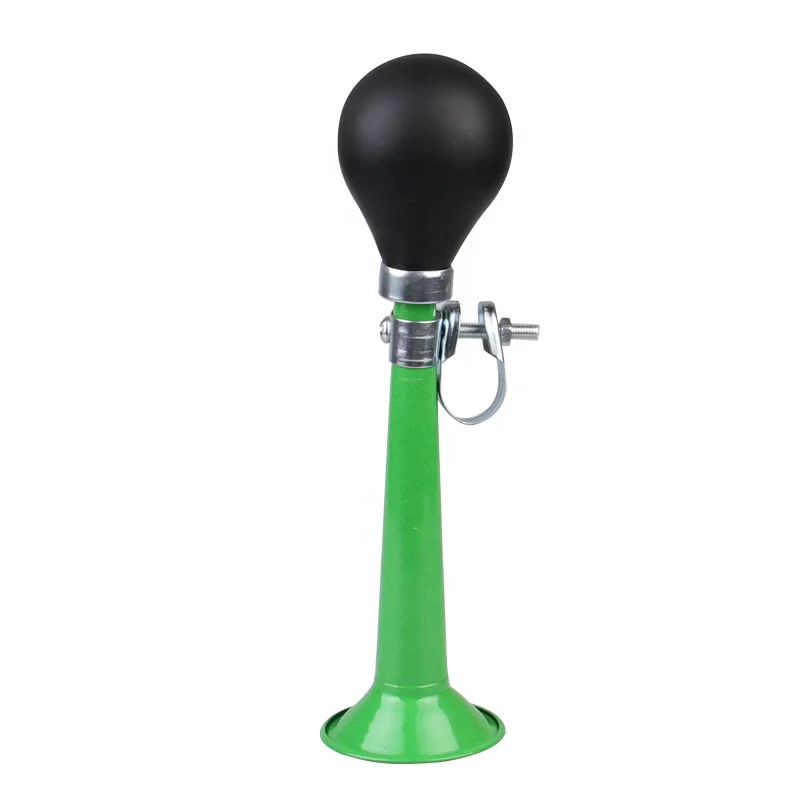 Bicycle air horn metal electroplating 7-inch horn straight air horn mountain bike bell bicycle  Cycling Bike accessories