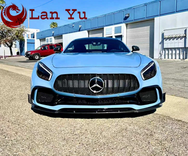 AMG GT carbon fiber body kit Mercedes AMG GT GTS GTC modified PD carbon fiber front bumper front lip
