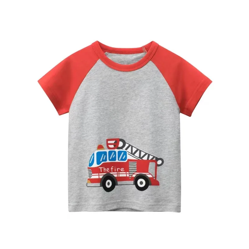 Wholesale Kids Boys T-shirt Pajamas Sets Cotton Soft Night Wear Sets