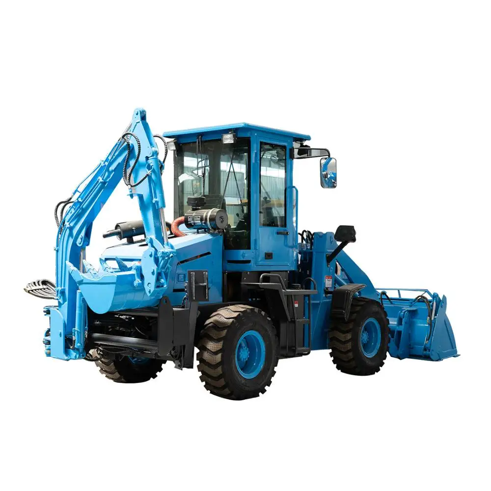  JK10-20 Лидер продаж светящиеся в 4x4 мини маленький трактор с фронтальным конечным погрузчиком экскаватор-погрузчик для