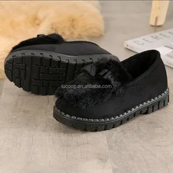 Fluffy moccasin women home slippers ladies house plush slippers fashion fur slippers for fuzzy winter shoes
