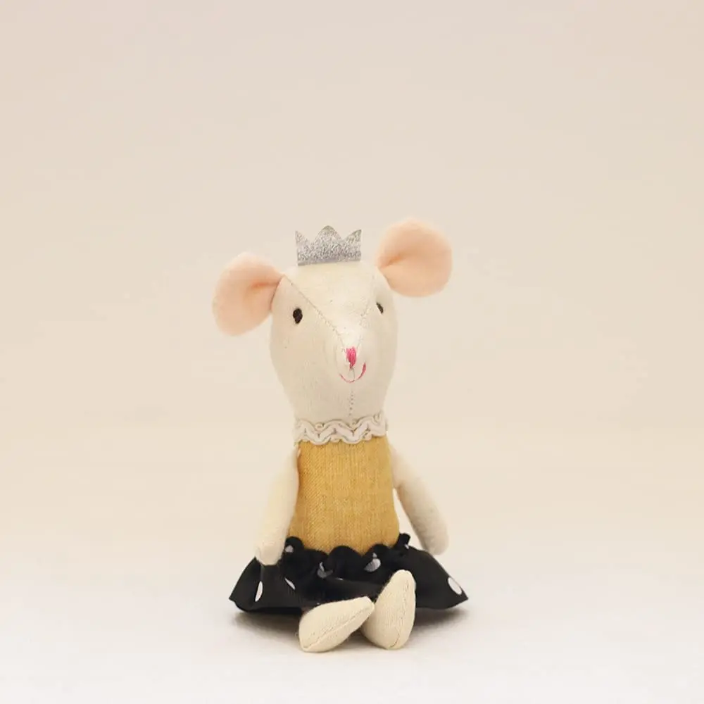 Stuffed Animal for Girls Cute Mini Mouse Plush Doll Mice Doll 6.3inch Yellow