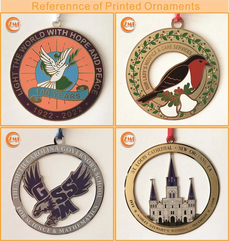 printed ornaments