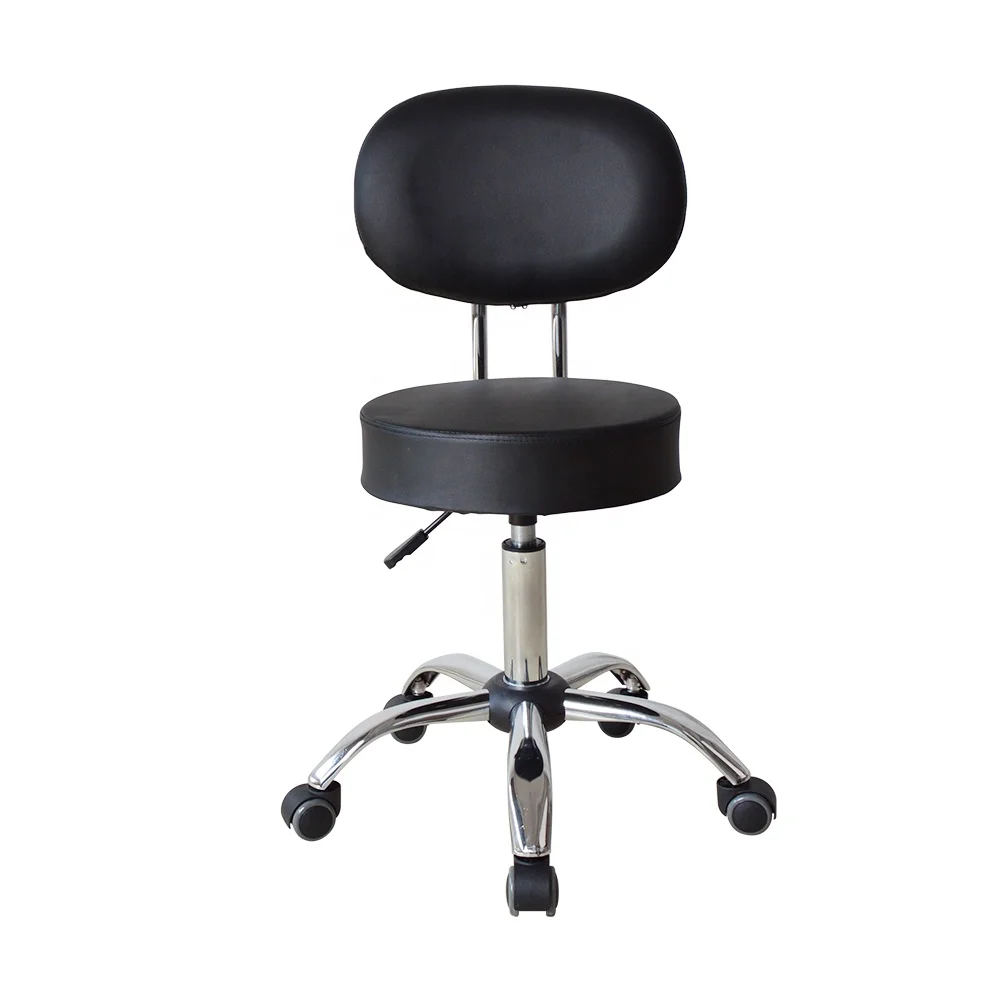 GUYOU GY-2111 Hydrolysis resistant PU salon haircut black barber stool for dentist and barber