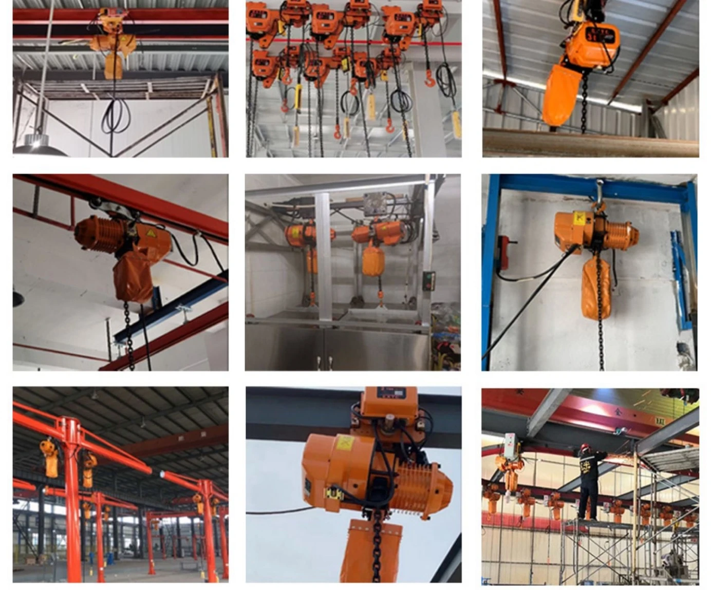 2020 new product construction equipments chain electric hoist with wireless remote control