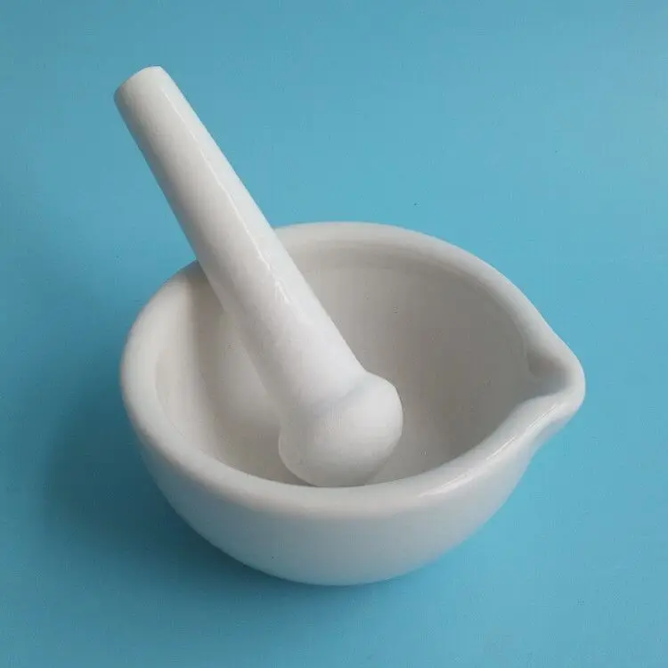 HAIJU LAB Thickened Ceramic/Porcelain Mortar and Pestle Powder Bowl for Pigment Mortar Pounded Grinding Bowl