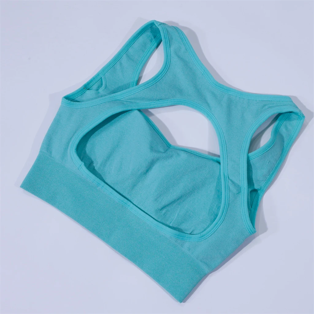 Top Quality Fabric NVGTN sports bra women running gym Fitness Sports Bras Mint Eclipse Seamless Bra