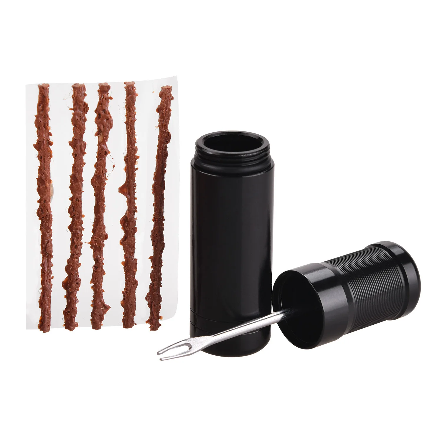 Bicycle Tubeless Tire Repair Tool Tyre Puncture Repair MTB Road Bike Urgent Tire Repair Kit with Rubber Stripes Puncture