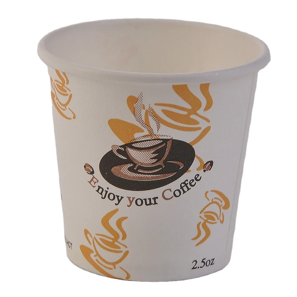 9OZ Solid Color Printing Disposable Tableware Paper Cups for Party and Event