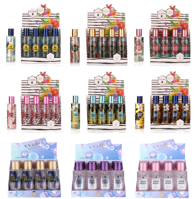 Sea passion Amazing gold Saturday night factory price 250ml love body mist spray perfume