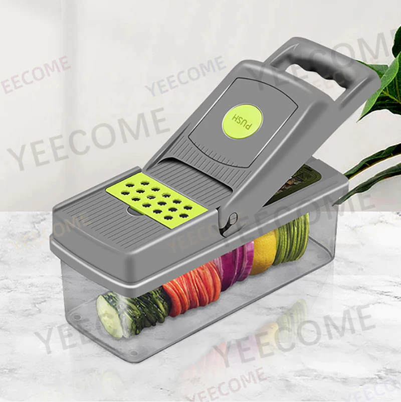 YJM-RF-919 оптовая продажа качественные Многофункциональные кухонные инструменты 9 в 1 пищевой измельчитель съемный Овощной