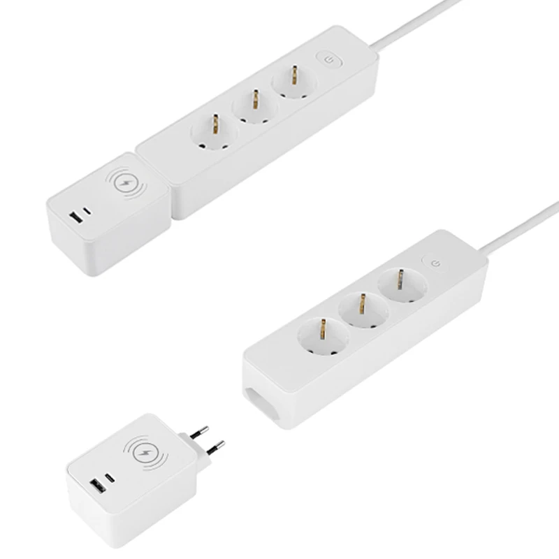 Multifunction Switch Wire Furniture Power Socket Standard Grounding Power Socket With USB