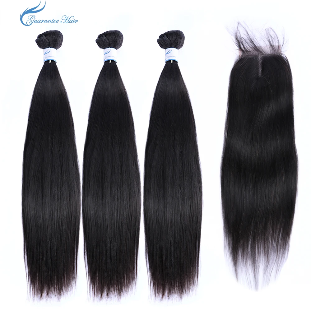 Guarantee hair unprocessed virgin human hair straight bundle natural color best quality for long lasting human hair extensions