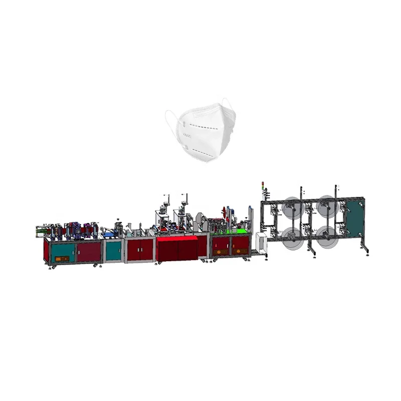 China N95 Automatic Face Mask Making Machine Production