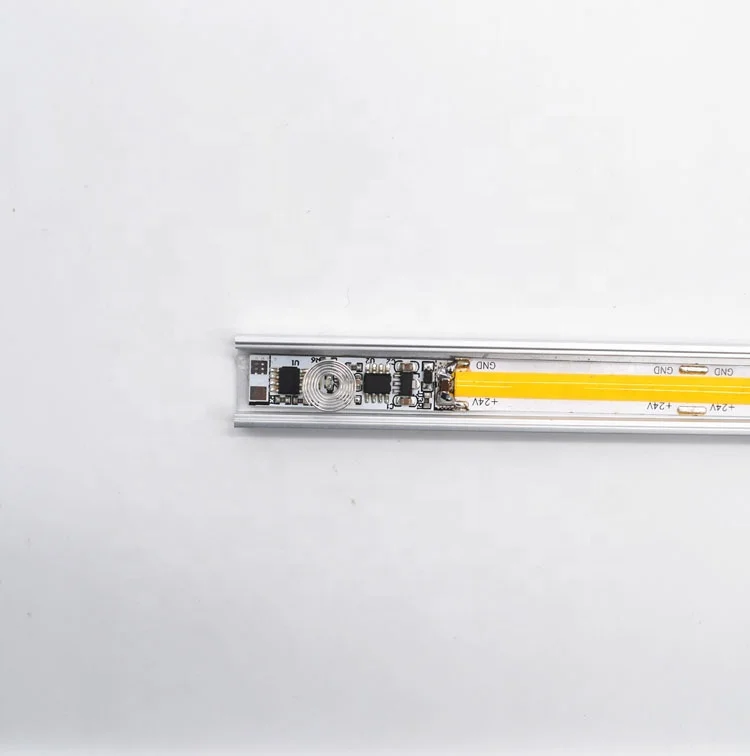 YIDUN 12 В алюминиевый профиль Светодиодная лента сенсорный датчик диммер для дизайна интерьера гардероба или внутреннего пространства