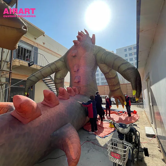 Monster Big Advertising Naga Mascot Balloon Giant Inflatable Godzilla Air Blower Advertising or Decoration Customized Color 1pc