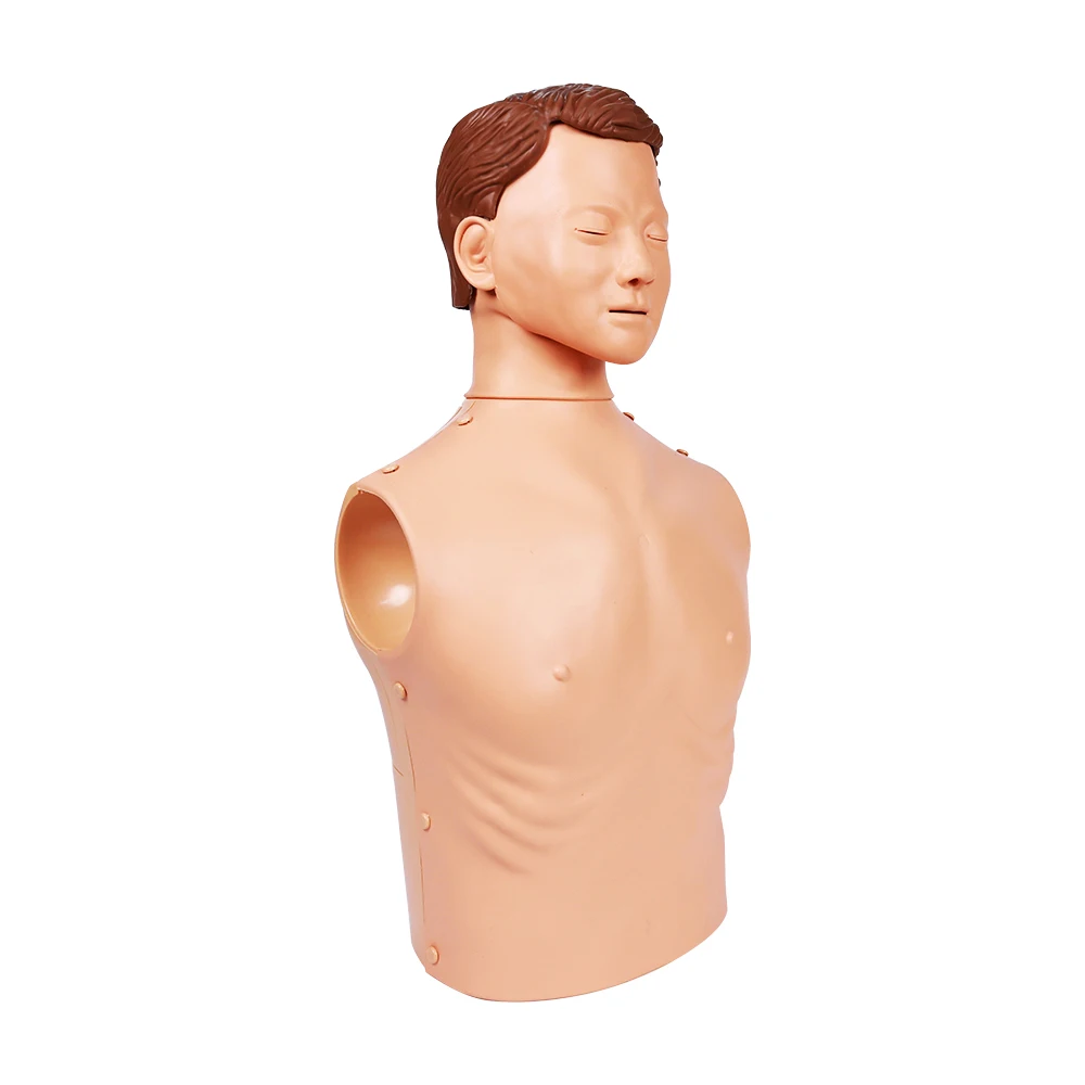 WAP-CM100S Medical Silicone Mannequin Dummy First Aid Training CPR Manikin