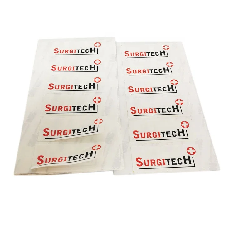 Strong adhesive waterproof  custom design company logo sticker label