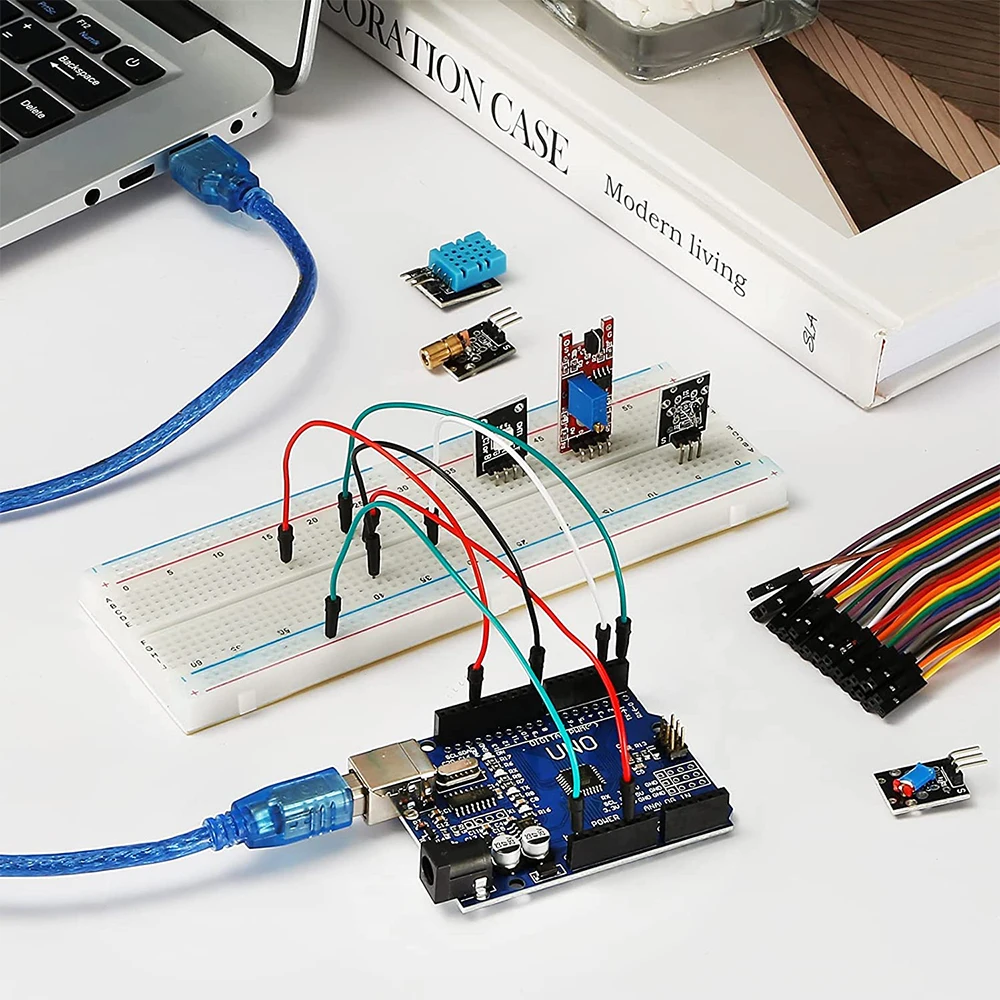 Selling Sensor Modules for Arduino Starter Kit , 45 in 1 Starter Kits for Arduino IDE for UNO R3 MEGA Nano