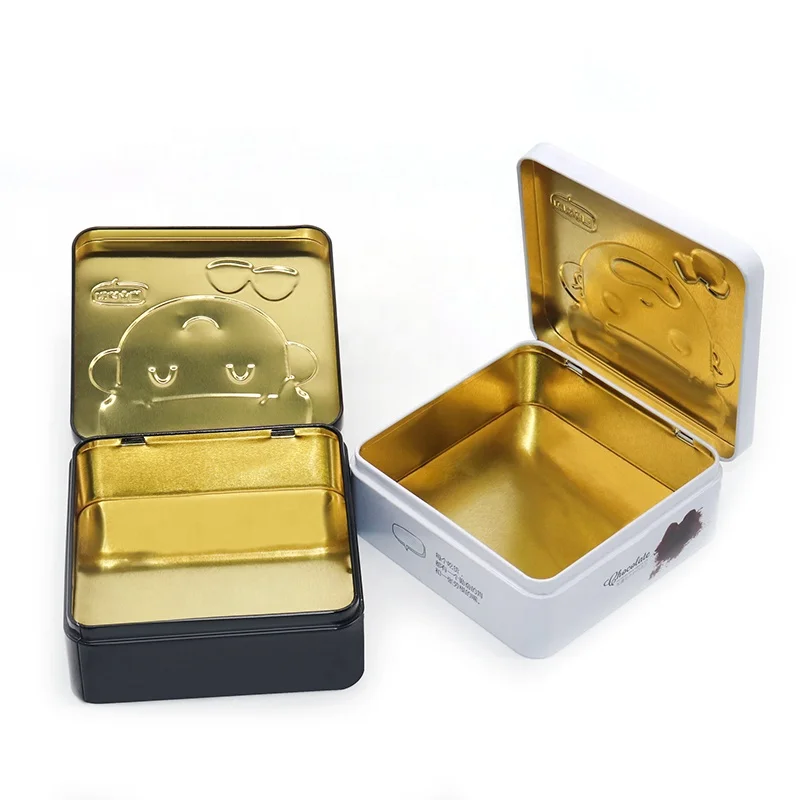 Металлический чехол для игральных карт с откидной крышкой и принтом на заказ небольшая металлическая жестяная тарелка подарок рукоделие металлический жестяной конфет