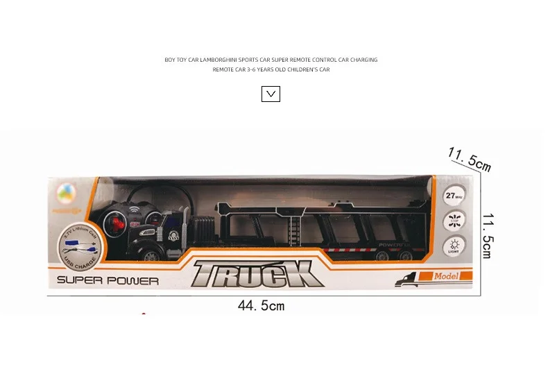 Toy Rc Tow Trucks Remote Control Toy Truck Trailer Rc Semi Trailer Truck Toys