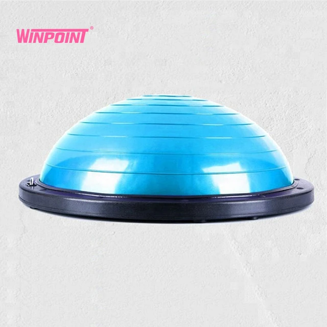FITNESS hot selling gym semicircular wobbler balance ball