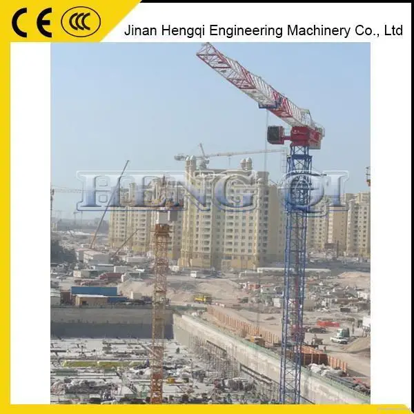 Factory direct sales 6t 56m tower crane QTZ80 with stable and reliable performance