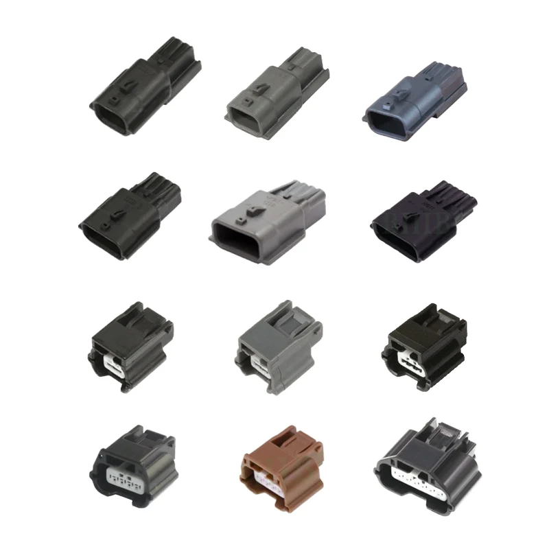 Original Delphi 15300003 Automotive connector 3 pin Black Metri-Pack 280 Sealed Male Connector, Max Current 30 amps