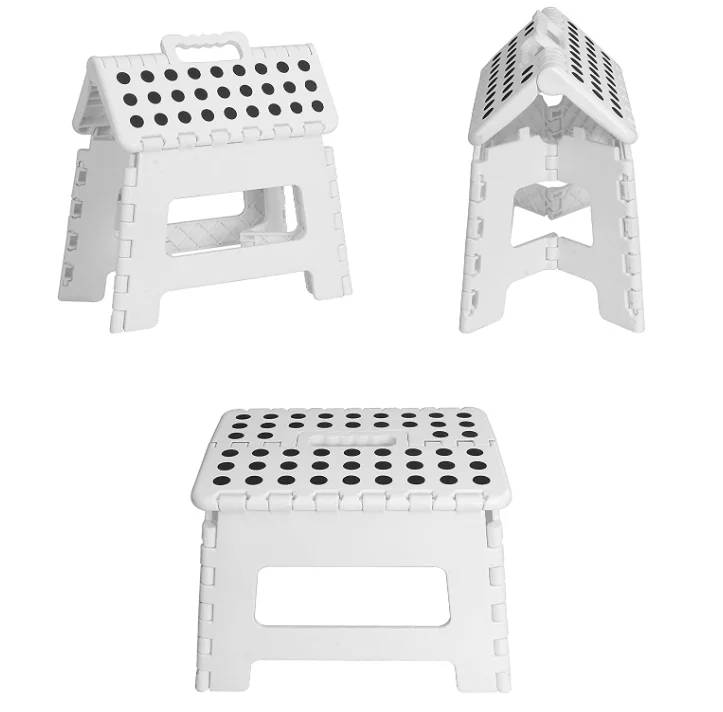 Amazon hot selling  Plastic Kids Portable Foot PP 150 kg folding step stool with anti slip