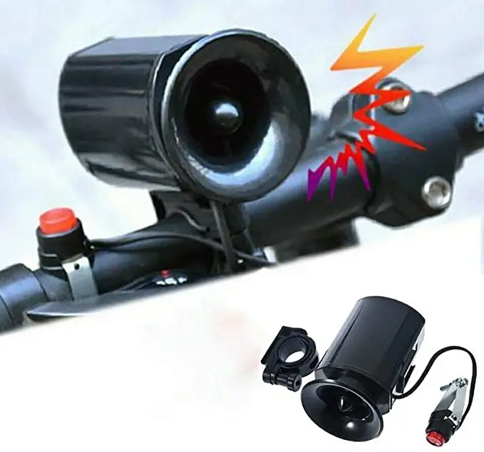 MTB 6-Sound Bike Bicycle Cycling Loud Electronic Siren Horn Bell Ring Alarm Speaker