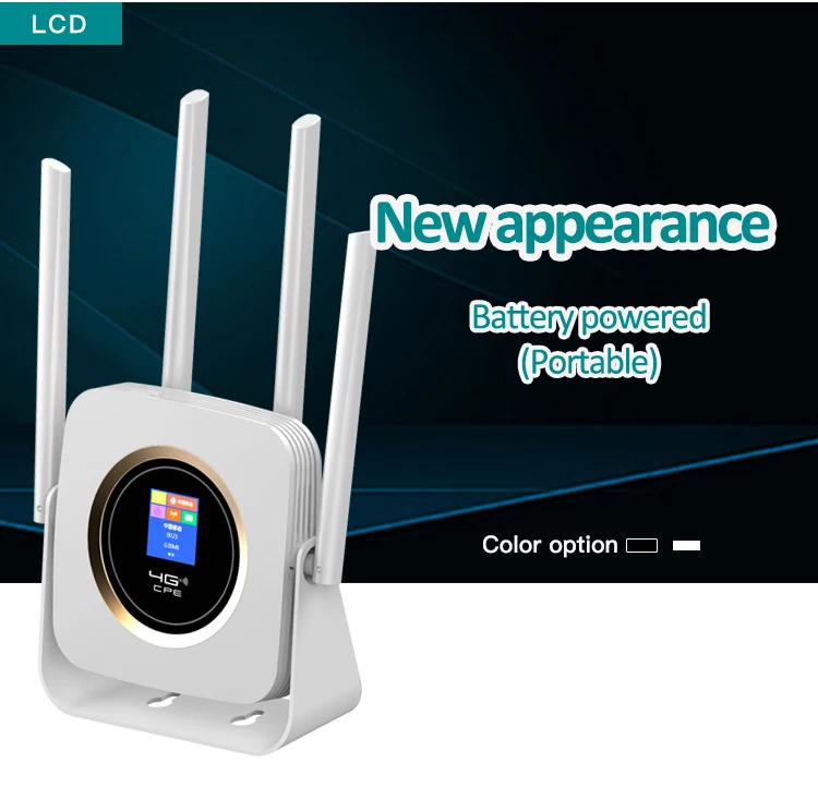 Универсальный 4G/3G с функцией Cpe904 Lte маршрутизатор Wi-Fi 300 Мбит/с Cat4 Fdd/аппарат который не привязан к оператору сотовой связи беспроводной модем сим-карты мобильная компиляция java-приложений! Внешний 4 антенны Rj45