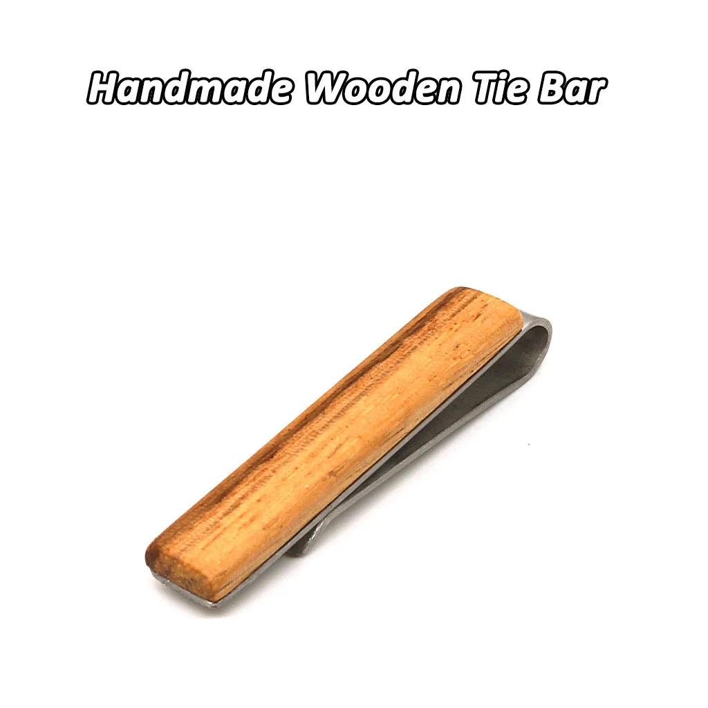 Аксессуары для галстука из цельного дерева Мужской зажим для воротника оригинальный деревянный зажим для галстука на заказ