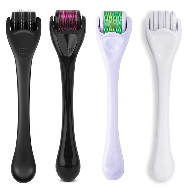 Micro Needle Beard Roller Titanium Dermaroller Private Label Derma Roller 540 Beard Hair Growth Derma Beard Roller