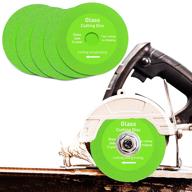 Glass Cutting saw blade, 4inch Ultra Thin Diamond Saw Blade Wheel for Angle Grinder Tiles Marble Glass Cutting Processing