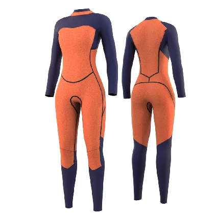 Wholesale OEM Wetsuits Women 3mm Neoprene Full Suits in Cold Water Keep Warm Back Zip for Diving Surfing Swimming