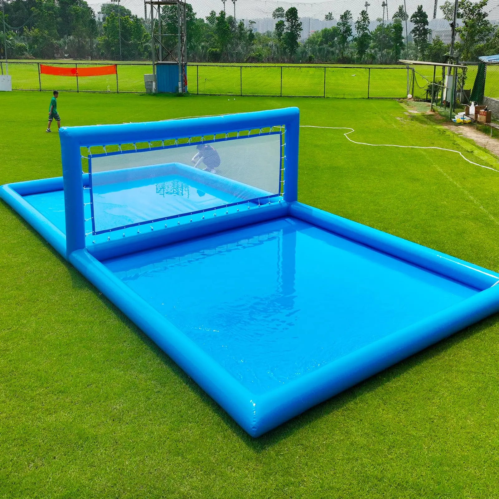 33ft games commercial court watertight float large pvc inflatable volleyball pool